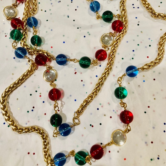 VINTAGE CHANEL GRIPOIX Sautoir NECKLACE - Picture 8 of 13